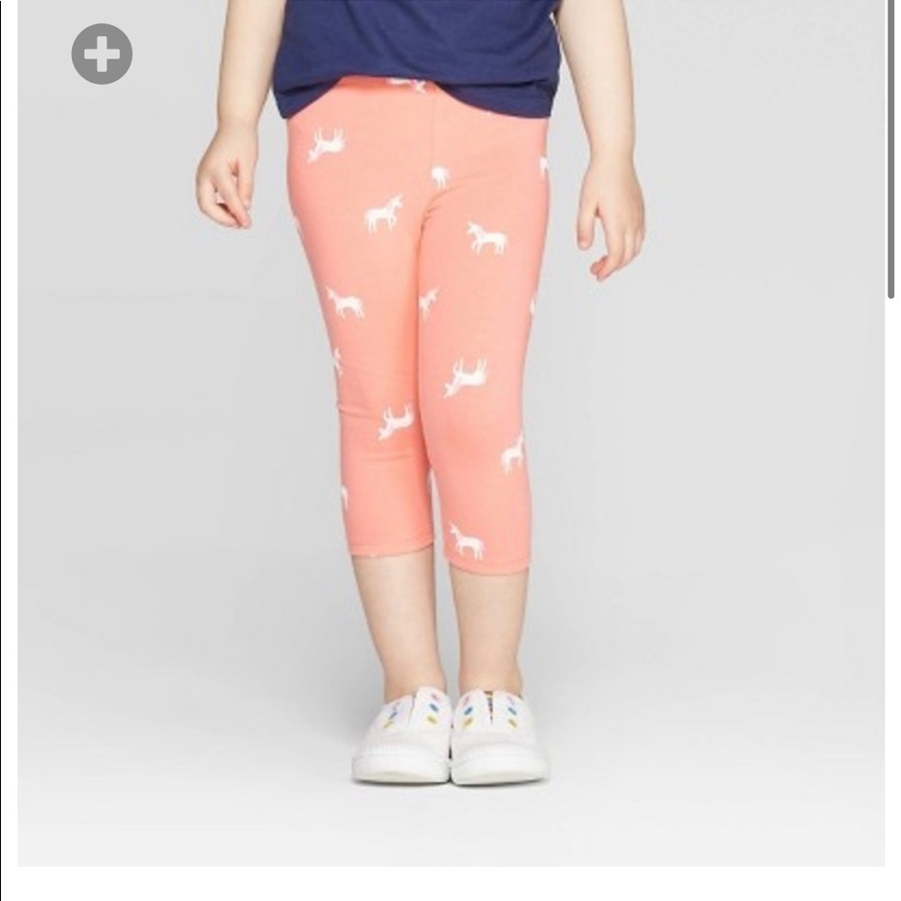 Toddler Girls' Capri Leggings - Cat & Jack - Picture 2 of 2